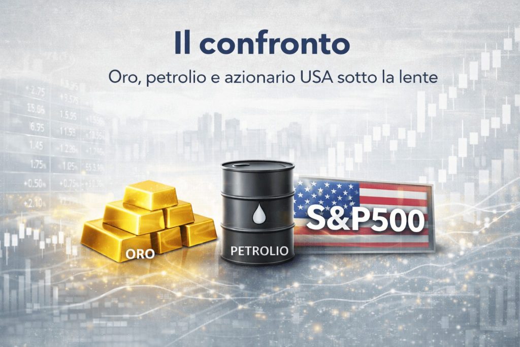 Gold, Oil and US equities: a comparison